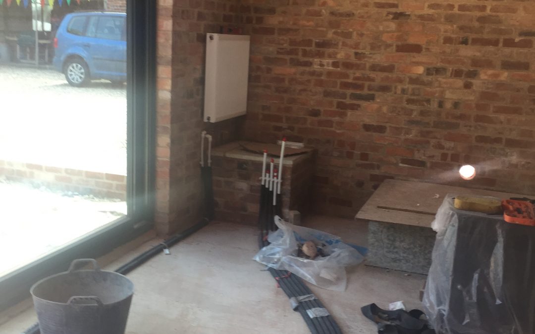 First fix pipework , knock out and ventilation.