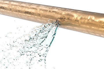 Freezing pipe needs insulation